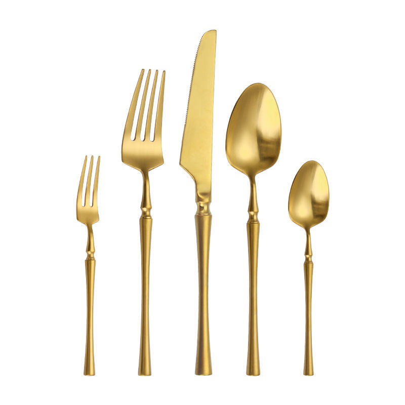 Experience Elegance with the Western Cutlery 304 Stainless Steel 5-piece Set